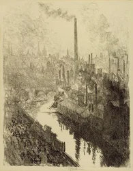 The Big Chimney, Sheffield, 1910